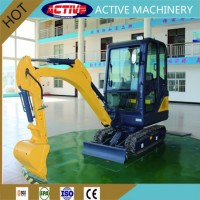 1.8ton AL18-9D Multifunction Hydraylic Excavator with Half Zero Tail and Retractable Chassis