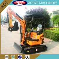 AL20 Mini Excavator with Break Hammer attachments