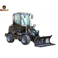 Qingdao Zongjin Wl80 Front Hydraulic Mini Wheel Loader with Fork