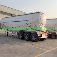 55 M3 Bulk Cement Trailer  Cement Tanker Trailer/with separator Diesel Engine and Air Compressor