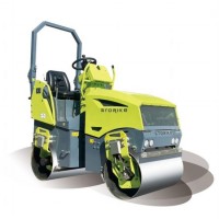 Mini Diesel Enginel Ride on Type Light Equipment Fully Hydraulic Tandem Pavement Vibrating Compactor