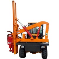 Hydraulic Static Loader Mounted Highway Pile Driver