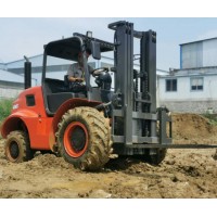 Forload 3tons 5tons All Rough Terrain 4WD Diesel Forklift with Cummins Engine for Sale