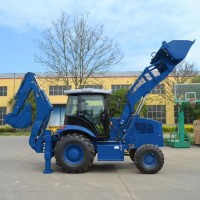 Low Price 8ton Backhoe Wheel Loader with Cummins 4BTA3.9-C100 100HP Diesel Engine of 4WD Tlb