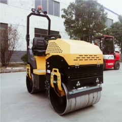 1 Ton Articulated Double Drum Vibration Road Roller Hydraulic Steering Compacting Machinery Compacto图1