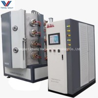 High Vacuum Coating Machine for Plastic Spoon/Horizontal Multi-Arc Ion Plating Equipment System