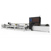 Fiber Metal Stainless Steel Tube Pipe Laser Cutter Machine RF-6016tn