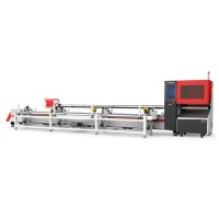 Metal Stainless Steel Pipe Tube CNC Fiber Laser Cutting Machine