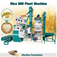 Rice Processing Machine Complete Set Combined Rice Mill Machine