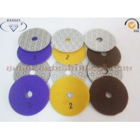 Popular 3-Step Wet Polishing Pads for Granite Marble