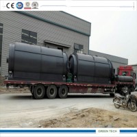 Batch Type Tire Waste Recycling Equipment Getting Pyrolysis Oil 10tpd