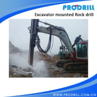 Pd-Y90 Hydraulic Excavator Mounted Rock Drilling Rig for Borehole Drilling