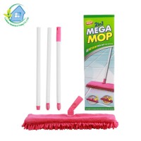 Telescopic Chenille Microfiber Double Sides Flat Mop for Easy Cleaning (1014)