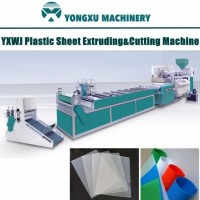 Yxwj Single Screw Plastic Sheet Extruding & Cutting Machine  Plastic Sheet Extruder with Cutting Equ