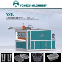 Yxtl 750mm*350mm Plastic Cup Making Machine  Cam Structure Thermoforming Machine  Plastic Cup/Bowl/B