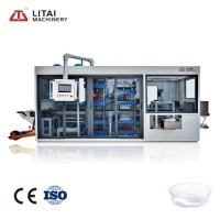 Cheap Plastic Water Cup Lid Container Clamshell Tray Thermoforming Machines