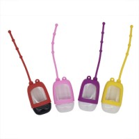 Keychain Holder Pocket Bag 30ml 50ml Hand Sanitizer Gel Portable Bottle Silicone Holder for Hand San