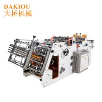 Paper Carton Gluing and Folding Machine for Hamburger Chips Pizza Lunch Boxes