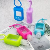 Hot Selling 60ml Silicon Hand Sanitizer Holder  Silicone Protective Case