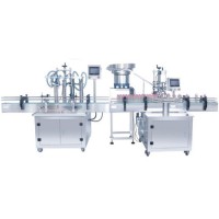 Direct Sales Fully Automatic 4 Heads Liquid Bottle Detergent Filling Sealing Machine