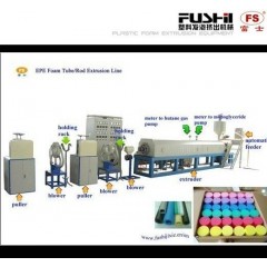 Quality Guarantee Plastic PE/EPE Foam/Foamed Pipe Tube Rod Extrusion Extruding Pipe Machine图1