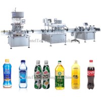 Full Automatic 100ml-3000ml Bottle Mineral Water Liquid Filling Capping Machine Filler