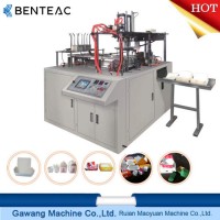 Long Service Life Paper Food Box/Container Big Mac Box Making Machine