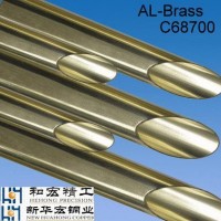 Brass C68700 ASTM B111 / JIS H3300 / BS En12451 Aluminum Brass Tube  for Oil Well Pump Liner  Distil
