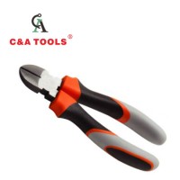 German Type Diagonal Cutting Pliers with Three Color Handle