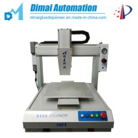 Automatic Hot Melt Adhesive Glue Dispensing Machine on Battery Box