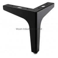 Easy Install Modern Furniture Sofa Legs Metal Mattblack Finish Table Cabinet Cupboard Feet