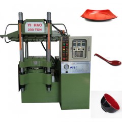 Automatic 200 Ton Double Color Melamine Dinner Set Making Machine with PLC图1