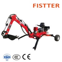 Fistter 15HP Gasoline Engine Powered ATV Towable Backhoe for Sale