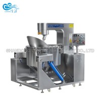 Hot Sale Ce SGS Approved Industrial Popcorn Production Line Popcorn Coating Machine for Wok