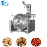 Gas Heated High Quality Salt Coated Peanut Cashew Nuts Walnuts Almond Making Roasting Frying Process