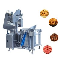 Large Capacity Industrial Gas Heated Hot Buttered Popcorn Machine with Cesgs Approved
