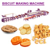 Popular and Industrial Hot Chocolate Wafer Biscuit Making Machine for Sale Milk Biscuit Processing M