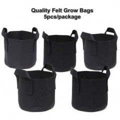 1 Gallon to 100 Gallon Black Garden Felt Fabric Plant Grow Smart Pot图1