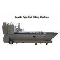 Automatic Flower Pot Soil Filling and Potting Machine for 6-20cm Pot with Speed Over 4000 Per Hour D