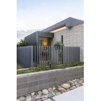 Metal Steel Aluminum Fence Automatic Solid Garden Entrance