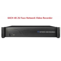 64CH 4K 2u Full Real-Time Video Recorder NVR with Face Capture Recognition