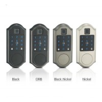 Ene Smart Door Lock WiFi Fingerprint Door Lock Tuya APP Remote Control Lock for Deadbolt Door