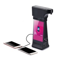 New Launched Table Stand Ad Player Advertising Display Digital Sigage with Auto Hand Sanitizer Media