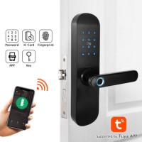 Bluetooth WiFi Remote Control Lock Home Fingerprint Combination Lock Hotel Easy to Swipe Card Lock