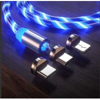 Flowing USB Cable LED Charging Data for Mobile Phones