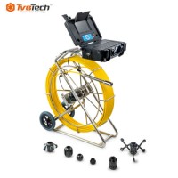 Tvbtech 60m Pipe Plumbing Sewer Drain Camera with Self-Leveling