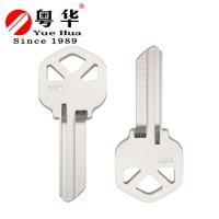 Factory Price Wholesale Kw1 Key Blank Silver Brass 2mm Logo Design Custom House Key Blank for Locksm