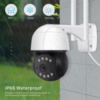 Onvif 2.0 5MP Two Way Audio Outdoor Waterproof PTZ Security WiFi Surveillance Camera