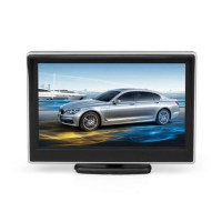 5 Inch TFT LCD Screen Car Monitor HD800*480 Car Reversing Parking Monitor with 2 Video Input