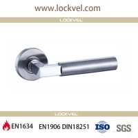 Front Door Handle Solid Door Lever Handle Used with Cylinder Lock and Mortise Lock with En1906 Certi